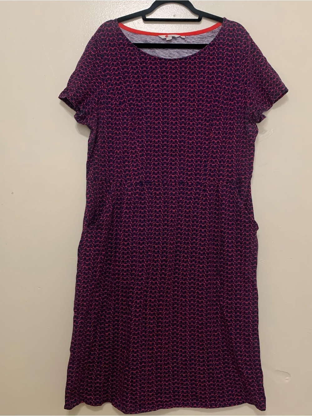 Boden phoebe cotton dress with sunglasses print size 18L